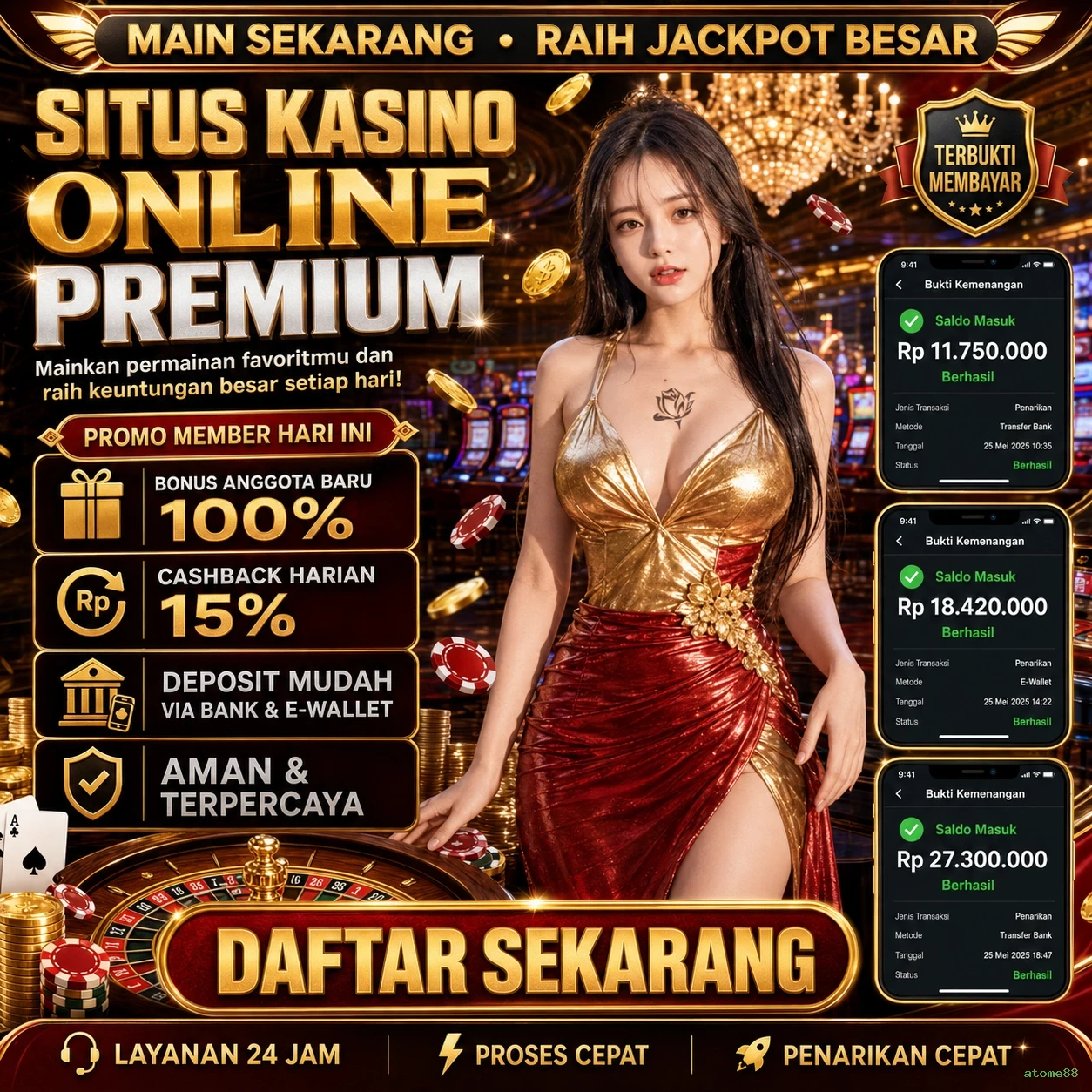 Cara Mendaftar dan Verifikasi Akun di atome88